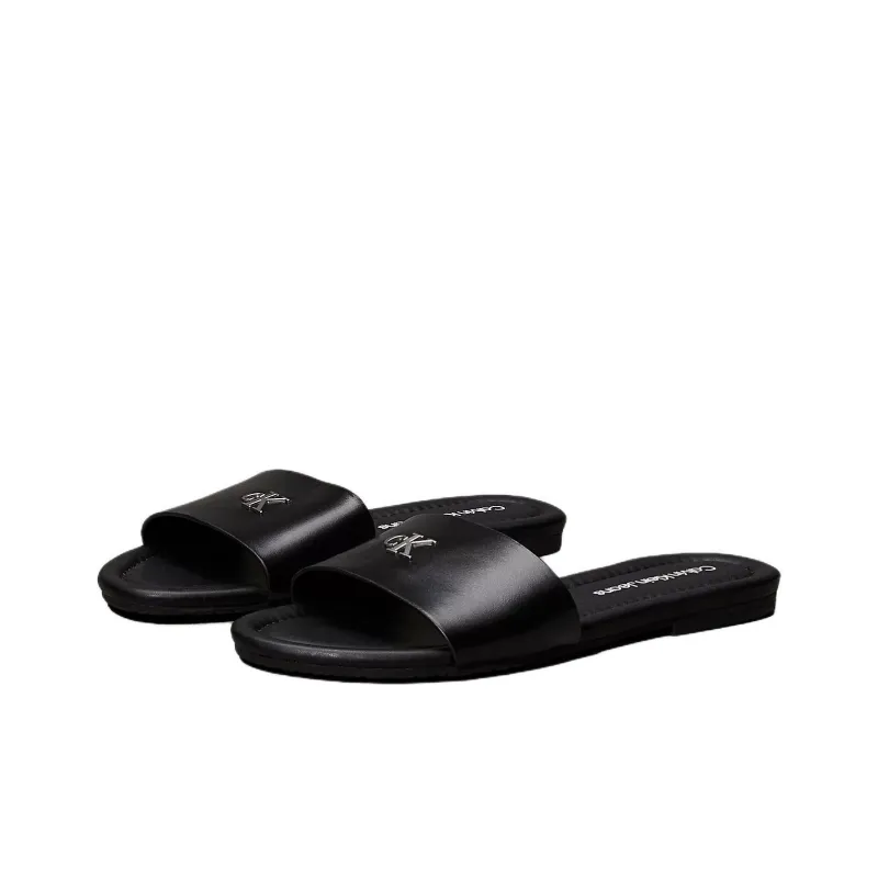 CKJ CALVIN KLEIN JEANS Slide Slippers Women's Black-2