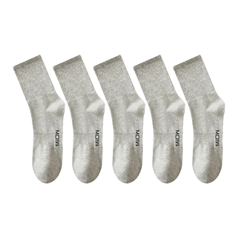 MIIOW Knee High Socks Men's 5 Pack-18