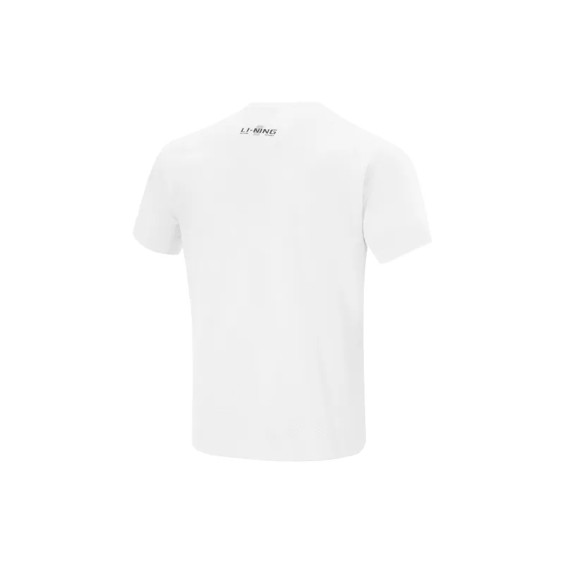 LiNing Fitness Series T Shirt Men's Standard White-1