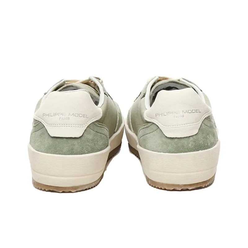 PHILIPPE MODEL Low Top Skateboard Shoes Men's Green-3