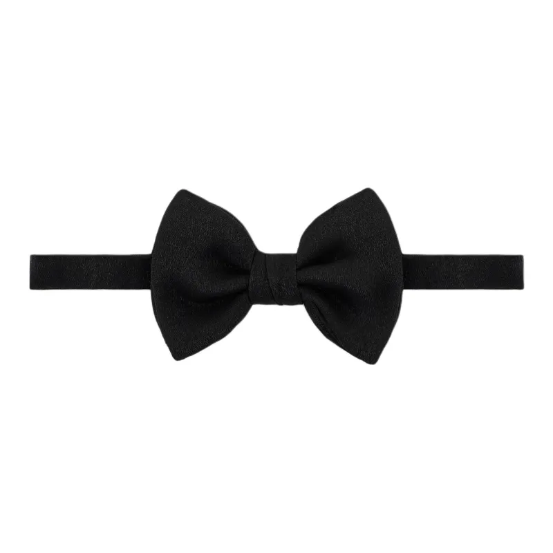 GIORGIO ARMANI Knotted Bow Tie In A Lurex And Viscose Blend-0