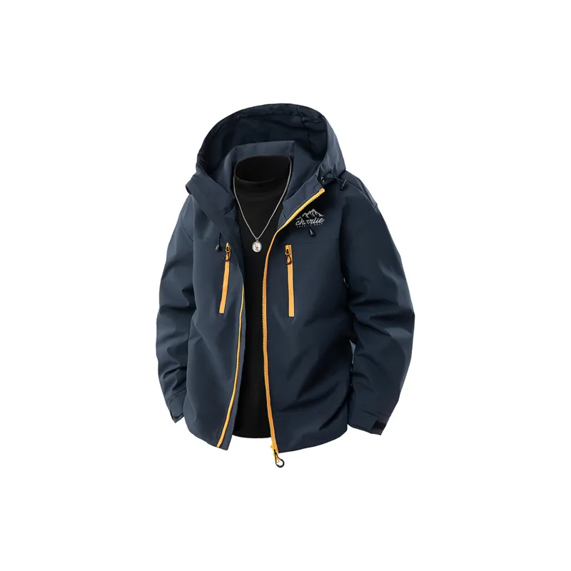 CHARLIE GOLF Water-Resistant Windproof Wear-Resistant Windbreaker Jacket Unisex-10