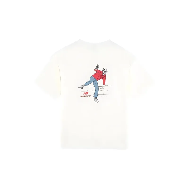 New Balance SS22 T Shirt Men's Ivory White-1