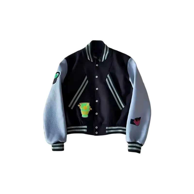 ACUOD BY CHANU Jackets Coats Unisex Navy Blue-3