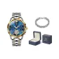 Men's Steel Band Blue Dial