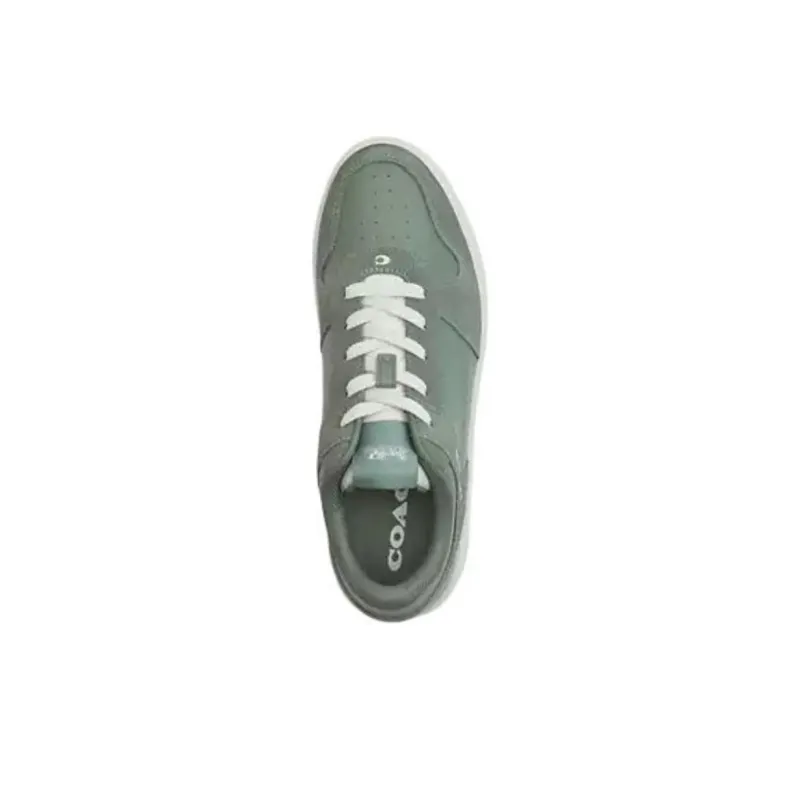 COACH Low Top Skateboard Shoes Women's Green-3