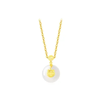 Love Jewelry Chalcedony Jade Necklaces Unisex