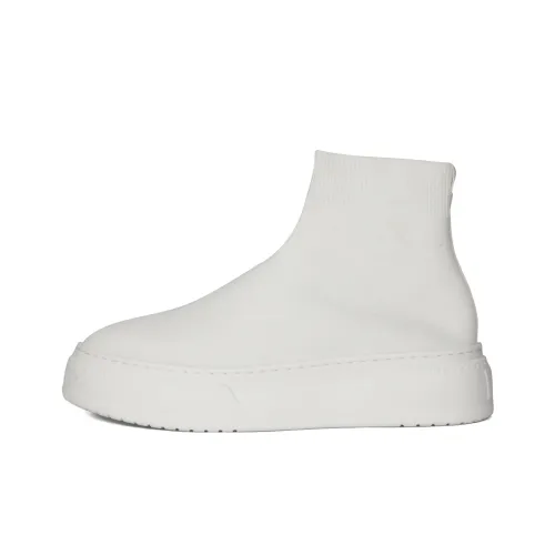 TIEKE Sock Shoes Breathable Lightweight Mid-Top Casual Shoes Men's