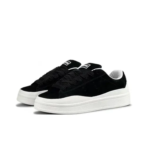 WJA Slip Resistant Cushioning Impact Resistance Wear Resistant Lightweight Low Top Skateboard Shoes Women's Black