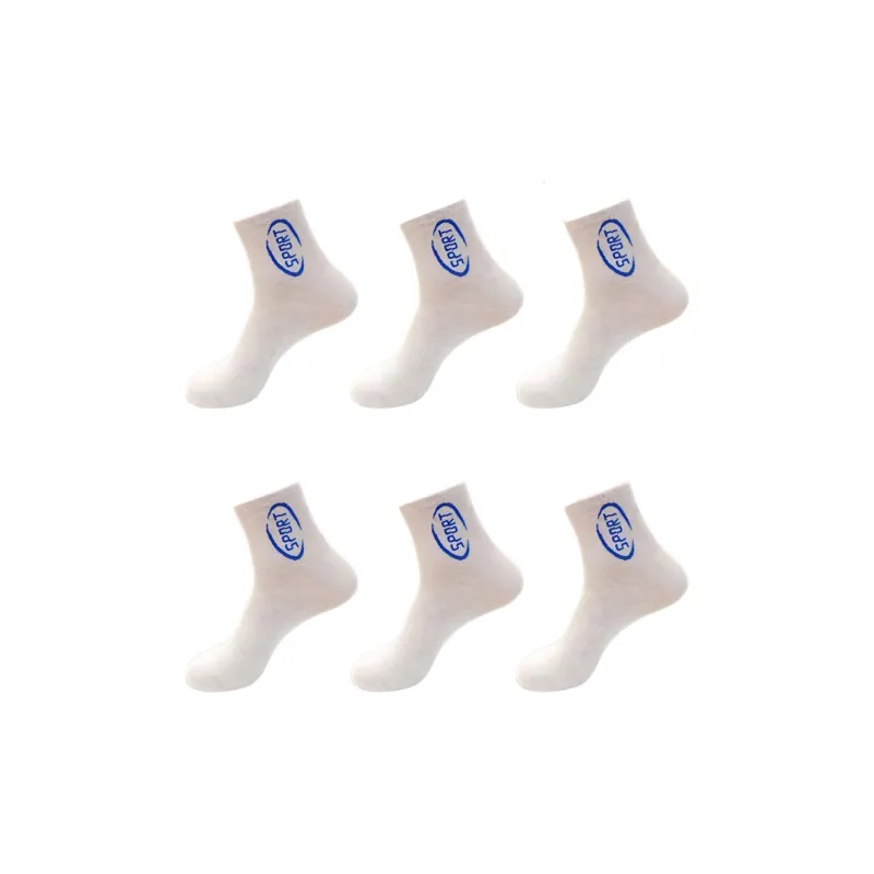 Lanza Mid Calf Socks Unisex 6 Pack-13