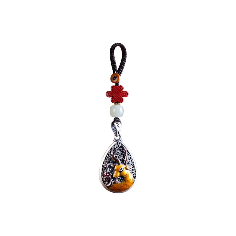 AQI 999 Fine Silver Sterling Silver Pendant Unisex-0