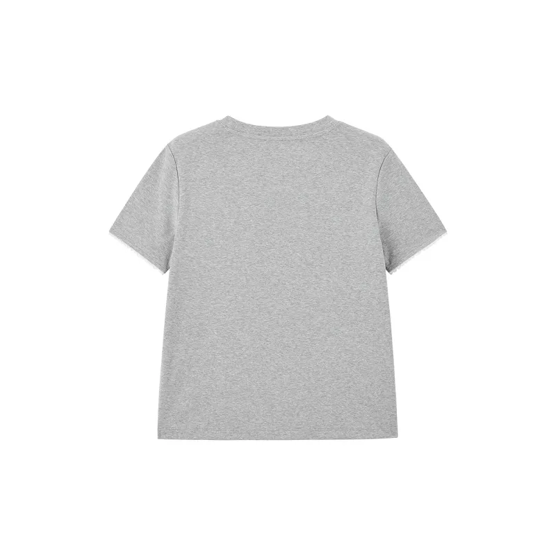 LEDIN T Shirt Women's Lunar Rock Gray-1