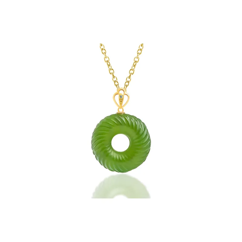 Royal Heaven's Choice Hetian Jade Pendants Jasper Women's-1