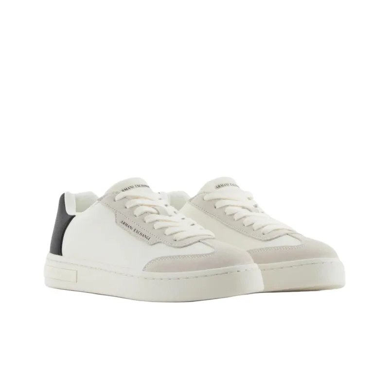 ARMANI EXCHANGEAE Low Top Skateboard Shoes Women's White-2