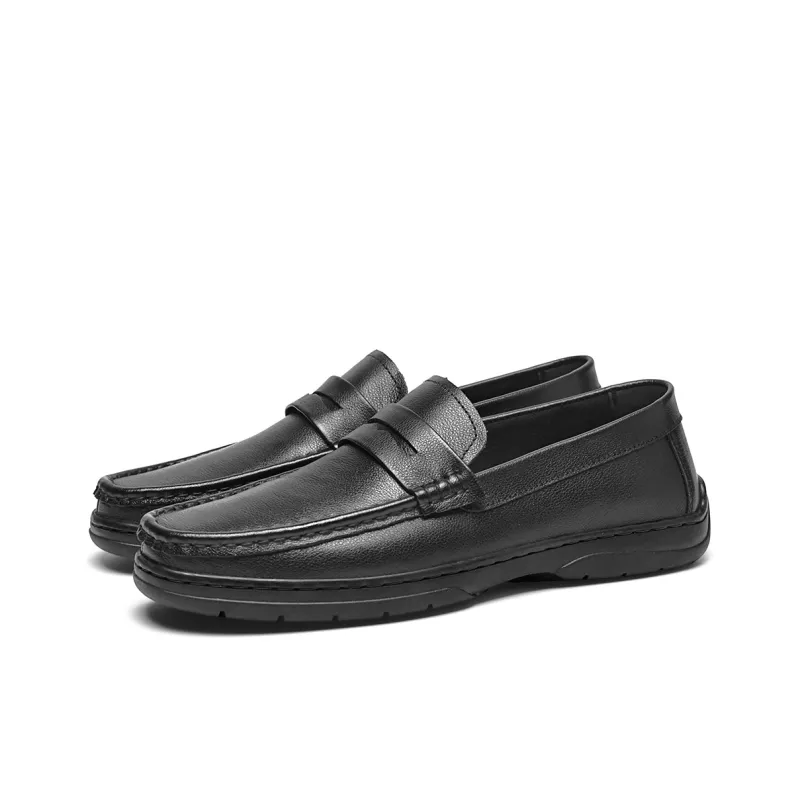HLA Loafers Men Black-1
