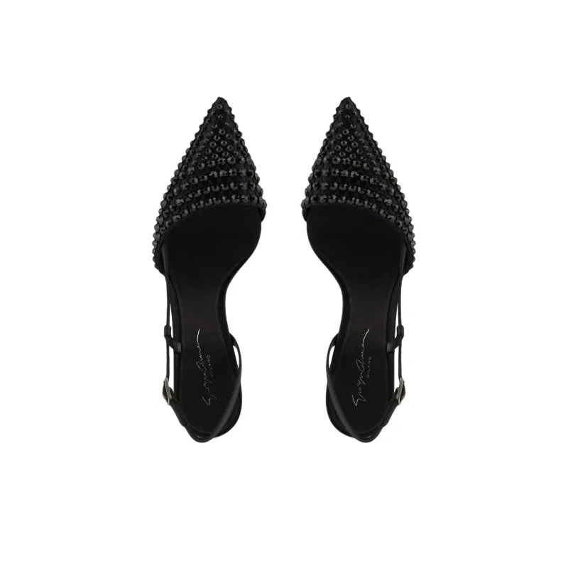 AMANI Slim Heel High Heels 6.5cm Women's Black-3