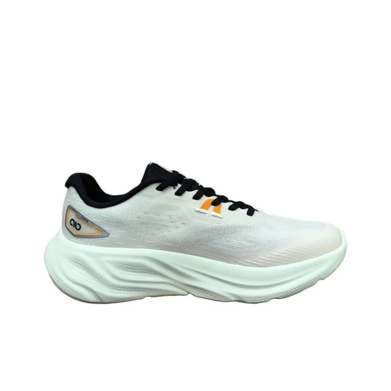 Erke Anti Slip Wear Resistant Low Top Casual Running Shoes Men's White Black-1
