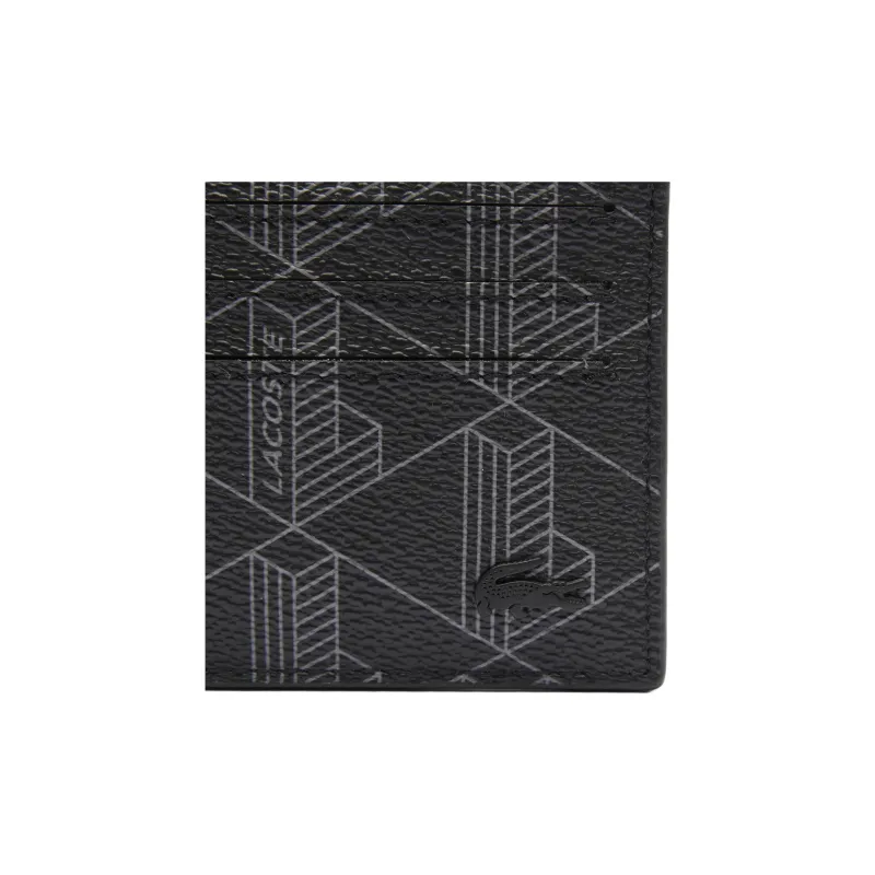 LACOSTE PVC Card Holder Men's Black-3