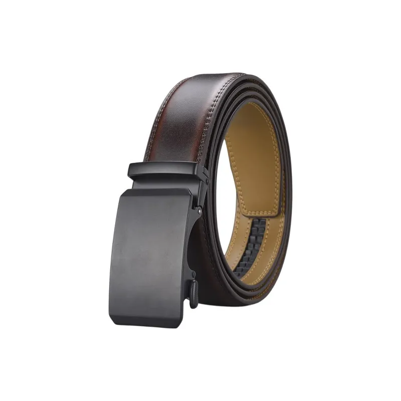Yamaichi Maru Cow Split Leather Leather Belts Men's 3.5 Cm-0