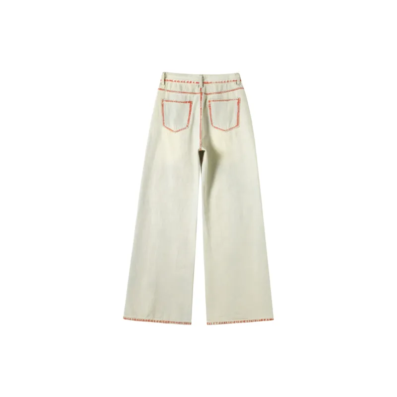 FAWENXIANGZI Jeans Women's Blue-10
