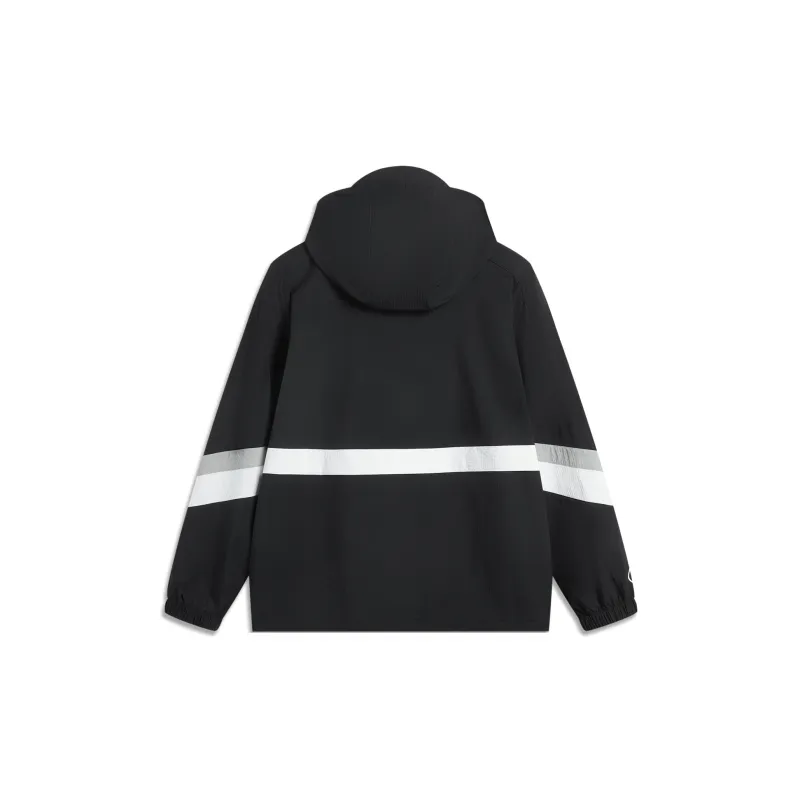LiNing Jackets Coats Men's Black/Standard White/Geological Gray-1