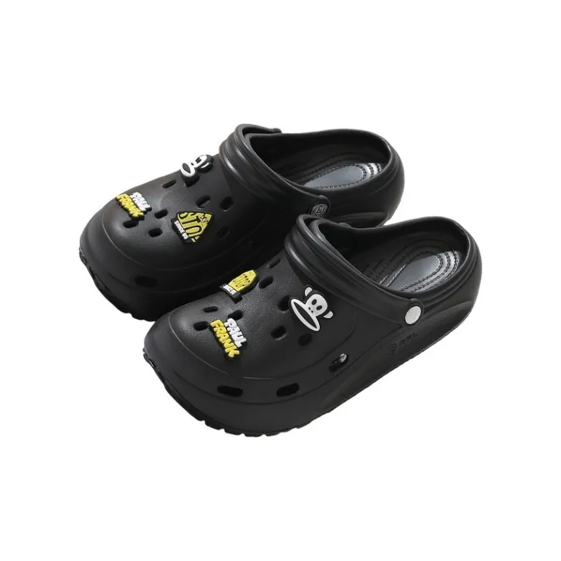 PAUL FRANK Comfortable Slip Resistant And Abrasion Resistant Slippers Unisex Couple's Gray-28