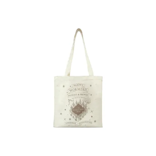 HARRY POTTER Canvas Bag Shoulder Bags Unisex Map Color Changing Bag With Adjustable Compartment