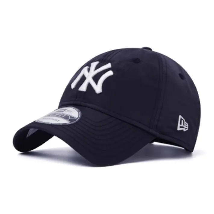 New Era Nylon Cotton Polyester Baseball Caps Unisex Navy Blue-0