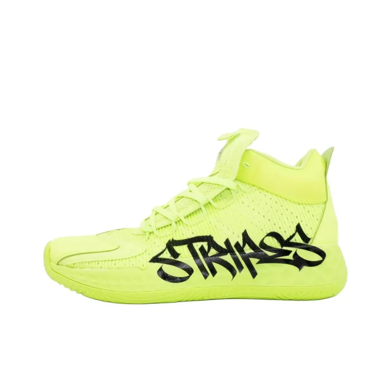 Adidas Pro Boost Anti-Slip Wear-Resistant High-Top Basketball Shoes Men's Green-0