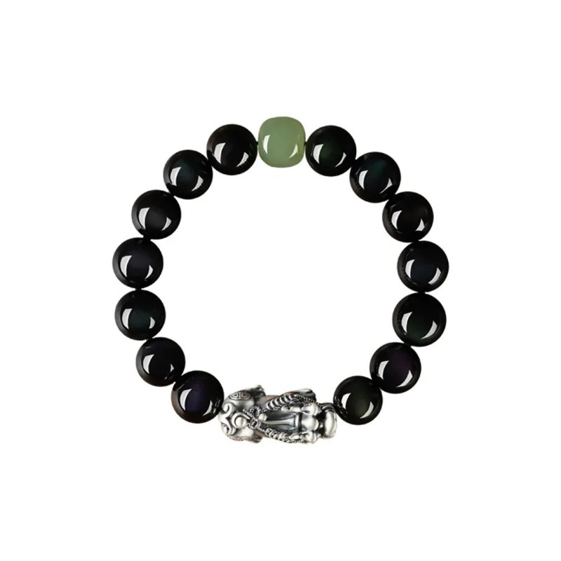 GOLDFISH ALLEY Obsidian Bracelets Unisex-5