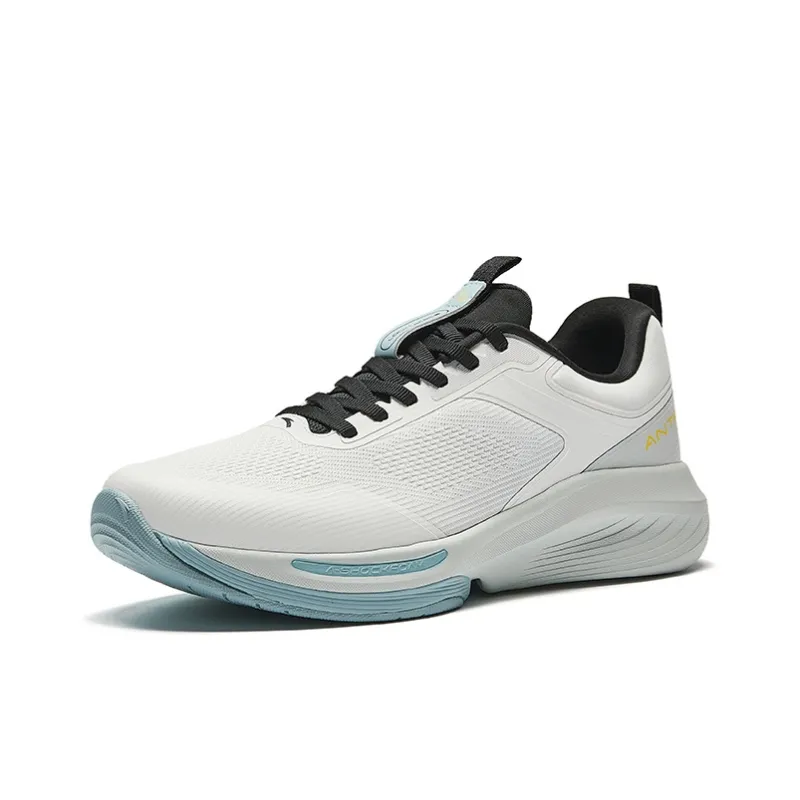 CHAOJIANTA Slip Resistant Abrasion Resistant Cushioning Low Top Training Shoes Men's White Gray-1