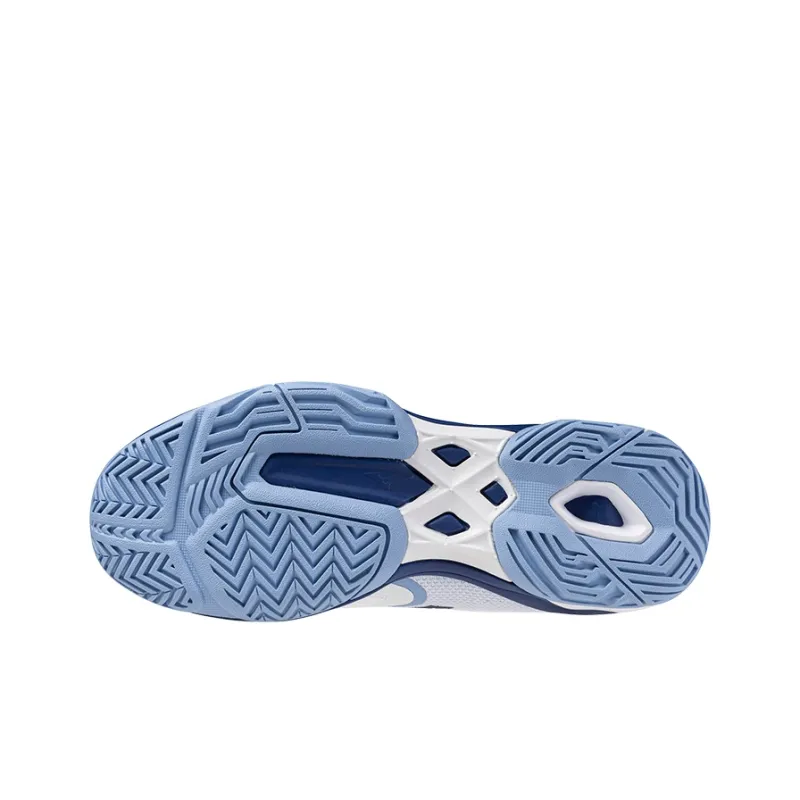 Mizuno Wave Exceed Light 2 Cushioning Coverage Lightweight Low-Top Tennis Shoes Unisex White-4