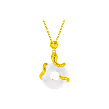 Di Su Xing Chalcedony Jade Necklaces Women's