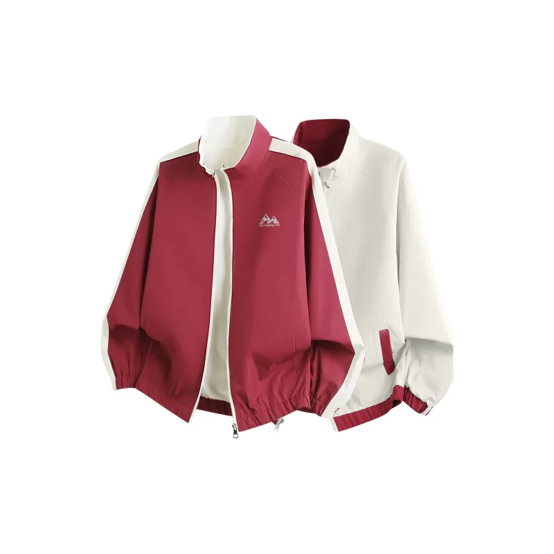 Small Columns Under The Sea Jackets Coats Unisex Brown-7