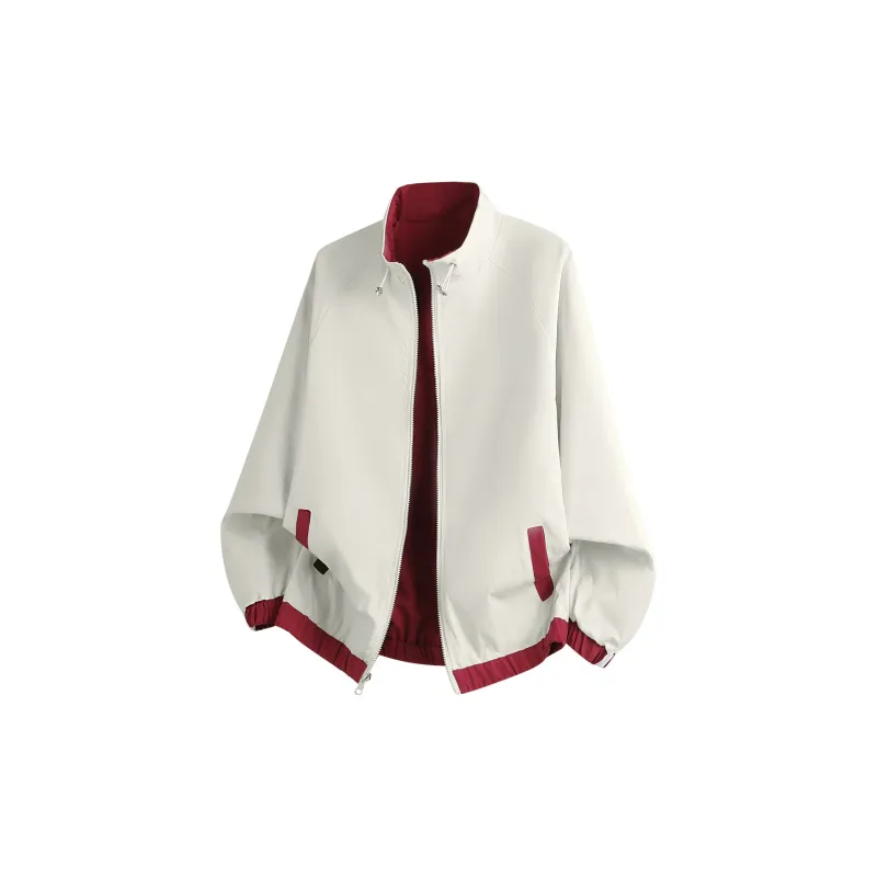 Small Columns Under The Sea Jackets Coats Unisex Brown-5