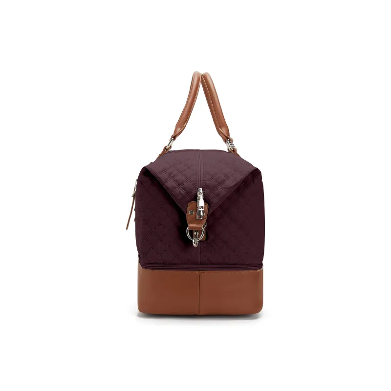 JEANSWEST Fabric Portable Crossbody Travel Bag Gym Bag Luggage Bag Unisex Multicolor-17