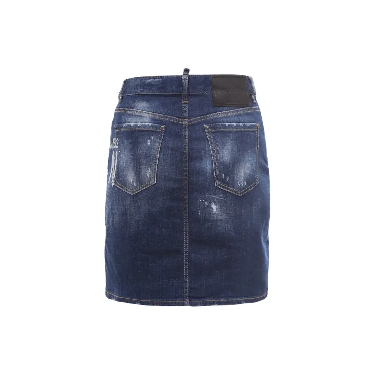 DSQUARED 2 Denim Short Skirts Women's Blue-1