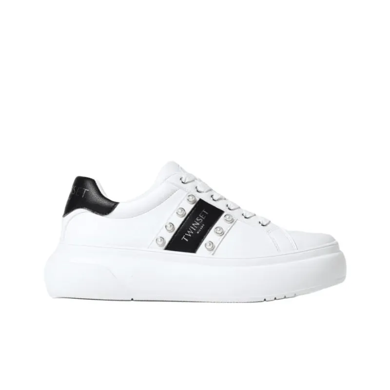 TWINSET MILANO Skateboard Shoes Women's White-1