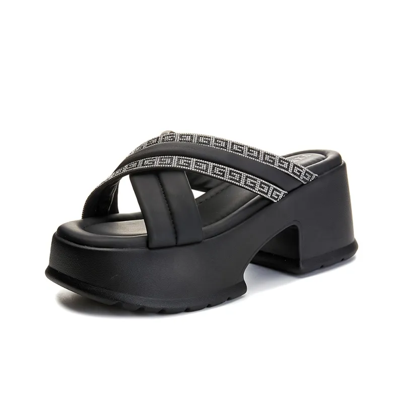 POOQ Slip-Resistant Slide Slippers Women's-6