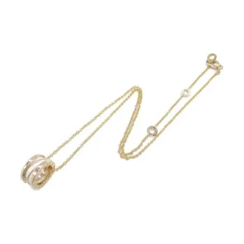 BVLGARI 2010s Pre owned 18K Rose Gold B.Zero1 Necklace