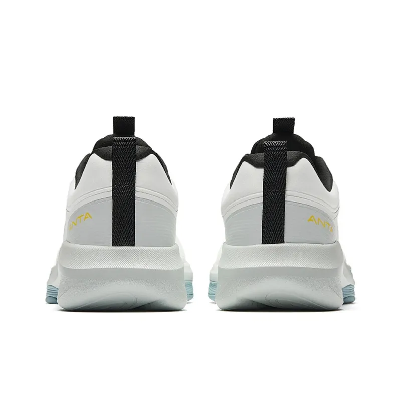 CHAOJIANTA Slip Resistant Abrasion Resistant Cushioning Low Top Training Shoes Men's White Gray-3