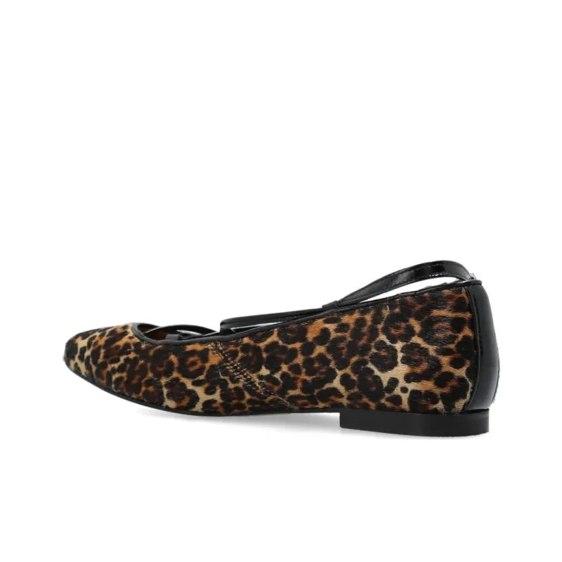 A.P.C Leopard Printed Katie Ballet Flats Women's-3