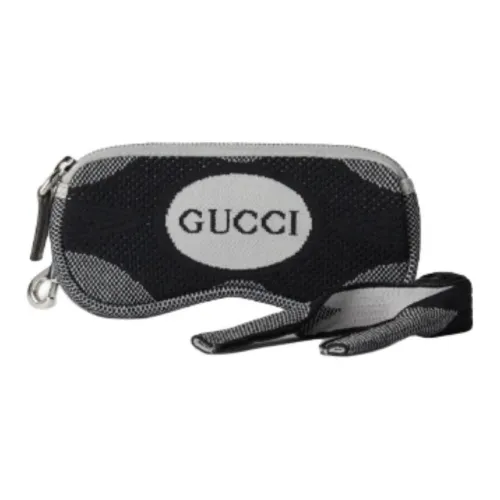 GUCCI Fabric Storage Bag Men's Black