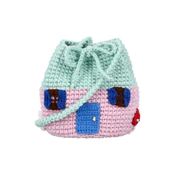 Stella McCartney Toadstool House Crocheted Crossbody Bag