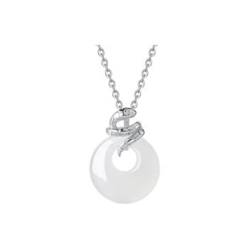 Di Su Xing Chalcedony Jade Necklaces Women's
