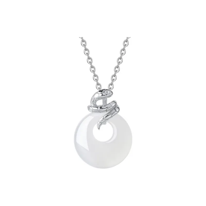 Di Su Xing Chalcedony Jade Necklaces Women's-0
