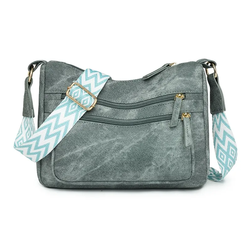 Yalu PU Crossbody Bag, Shoulder Bag Regular Women's Lake Blue/Brown/Khaki/Gray/Light Gray-1