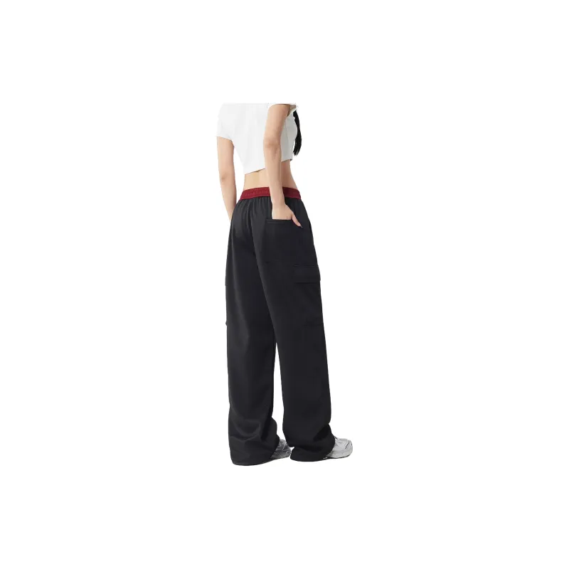 SIMPLE RIMLESS/SRME Casual Pants Unisex Black-1
