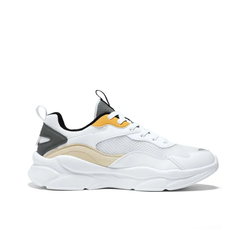QIAODAN Dry Running Shoes Men's White Green-1
