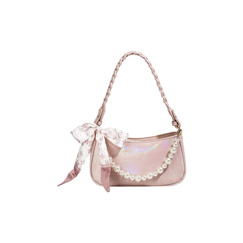SEPTWOLVES PU Shoulder Bag, Crossbody Bag, Handbag Medium Size Women's Pink-1